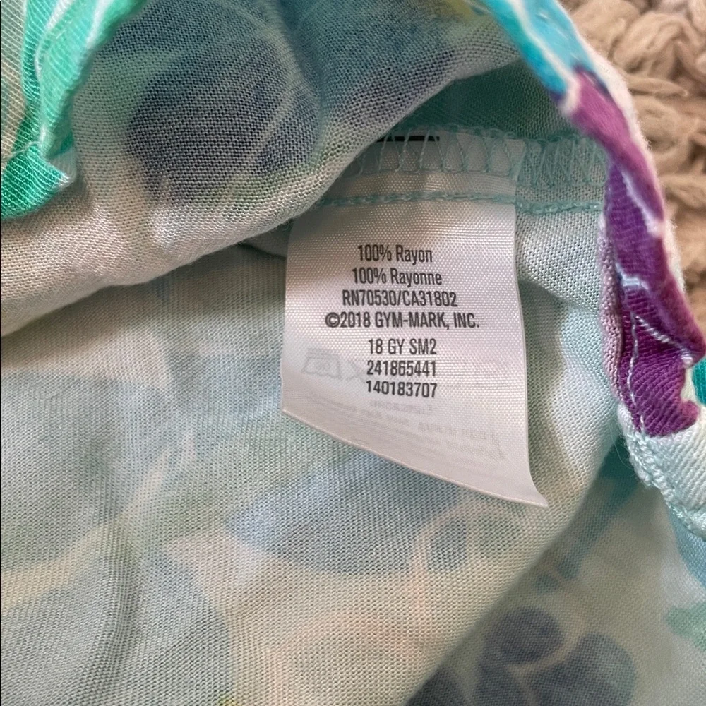 2018 Gymboree Tropical Floral Romper, Size 5